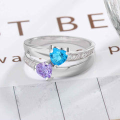 blue topaz ring sterling silver
