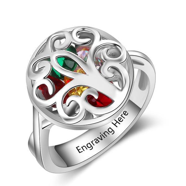 multistone ring