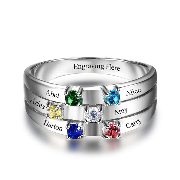 personalized ring with custom engraving